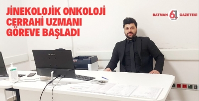 UZMAN DOKTOR GÖREVE BAŞLADI 