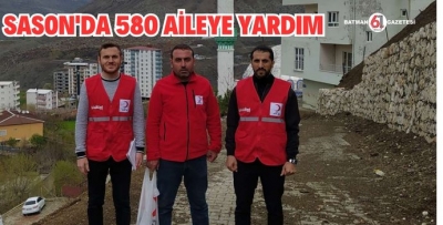 KIZILAY'DAN 580 AİLEYE YARDIM