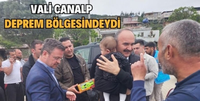 VALİ CANALP BARINMA MERKEZİNİ ZİYARET ETTİ