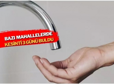 VATANDAŞ SU İSTİYOR