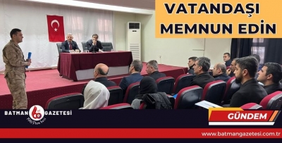 VATANDAŞI MEMNUN EDİN