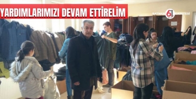 YARDIMLARIMIZI DEVAM ETTİRELİM