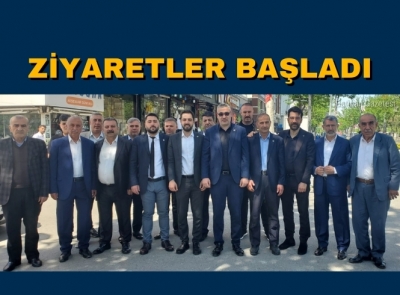 YENİDEN REFAH'TAN SEÇİLENLERE ZİYARET 