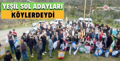 YEŞİL SOL ADAYLARI KOZLUK'TAYDI