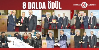 'YILIN BAŞARILI GAZETECİLERİ'NE ÖDÜLLERİ VERİLDİ