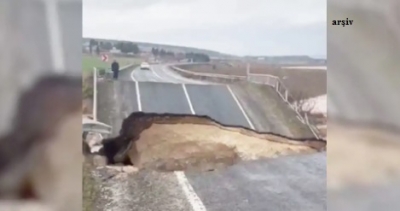 KOZLUK YOLU ÇÖKTÜ