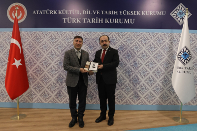 REKTÖR DEMİR’DEN TÜRK TARİH KURUMU BAŞKANI PROF. DR. YÜKSEL ÖZGEN’E ZİYARET