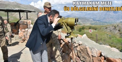 ÜS BÖLGELERİ DENETLENDİ